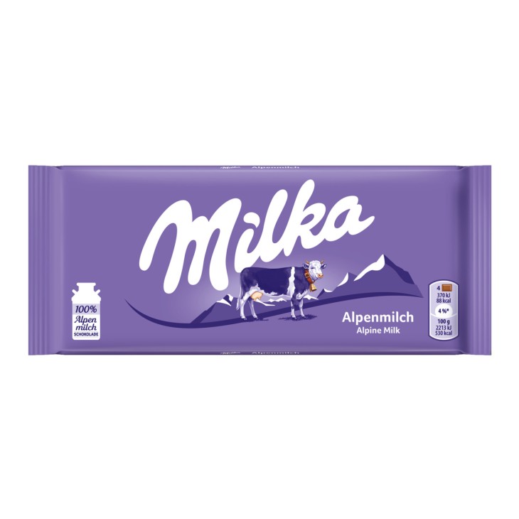 MILKA ΣΟΚΟΛΑΤΑ ALPINE MILK 100gr - 25