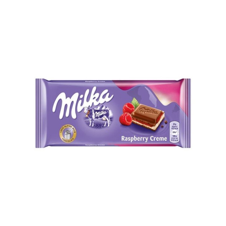 MILKA ΣΟΚΟΛΑΤΑ RASBERRY 100gr - 22
