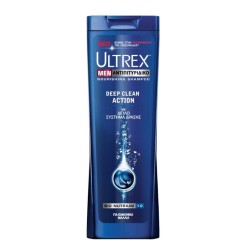 ULTREX SHAMPOO ΑΝΤ/ΔΙΚΟ 360ml MEN DEEP CLEAN ACTION