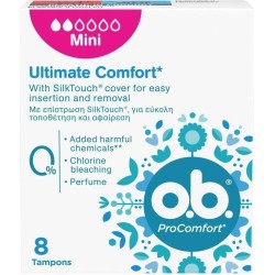 OB PRO COMFORT TAMPON 8τεμ MINI
