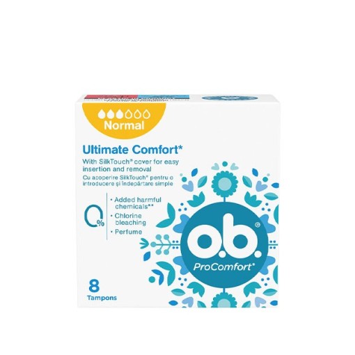 OB PRO COMFORT TAMPON 8τεμ NORMAL