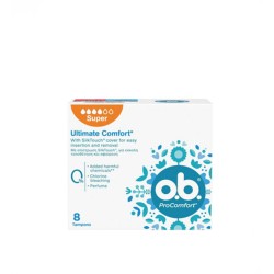 OB PRO COMFORT TAMPON 8τεμ SUPER OB PRO COMFORT TAMPON 8τεμ SUPER