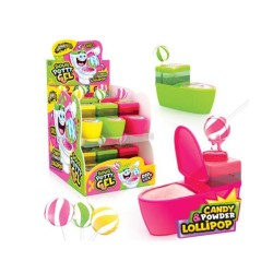 JOHNY BEE SOUR POTTY GEL ΓΛΕΙΦΙΤΖΟΥΡΙ-ΠΑΙΧΝΙΔΙ DISPLAY 12ΤΕΜ