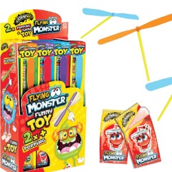 JOHNY BEE FLYING MONSTER 2POPPING+ΠΑΙΧΝΙΔΙ DISPLAY 28ΤΕΜ