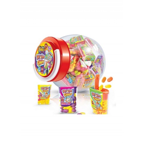 JOHNY BEE DR LAB MINI CANDY ΚΑΡΑΜΕΛΑΚΙΑ ΜΕ ΦΡΟΥΤΑ DISPLAY 70ΤΕΜ