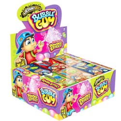 JOHNY BEE BLOW POWDER EFFECT BUBBLE GUM ΤΣΙΧΛΑ DISPLAY 18ΤΕΜ