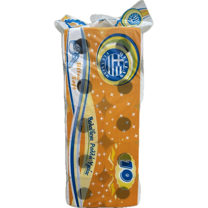 ORBITA HELLAS CLEANING ULTRA SOFT ΧΑΡΤΙ ΥΓΕΙΑΣ 160GR 3ΦΥΛΛΟ (10ΡΟΛΑ)