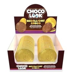 CHOCO LOOK COIN ΣΟΚΟΛΑΤΕΝΙΟ ΝΟΜΙΣΜΑ 24Χ18GR CHOCO LOOK COIN ΣΟΚΟΛΑΤΕΝΙΟ ΝΟΜΙΣΜΑ 24Χ18GR