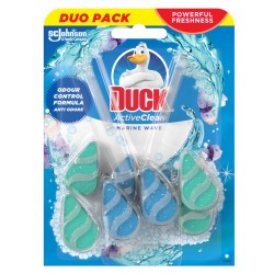 DUCK 2X38.6GR DUO PACK ΑΠΟΣΜΗΤΙΚΟ WC ACTIVE CLEAN MARINE WAVE DUCK 2X38.6GR DUO PACK ΑΠΟΣΜΗΤΙΚΟ WC ACTIVE CLEAN MARINE WAVE