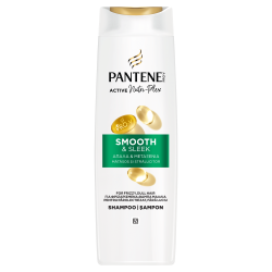 PANTENE  SHAMPOO 400ml SMOOTH&SLEEK ΓΙΑ ΑΠΑΛΑ ΜΑΛΛΙΑ