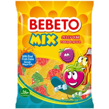BEBETO ΖΑΧΑΡΩΤΑ 80GR MIX GUMMY CANDY