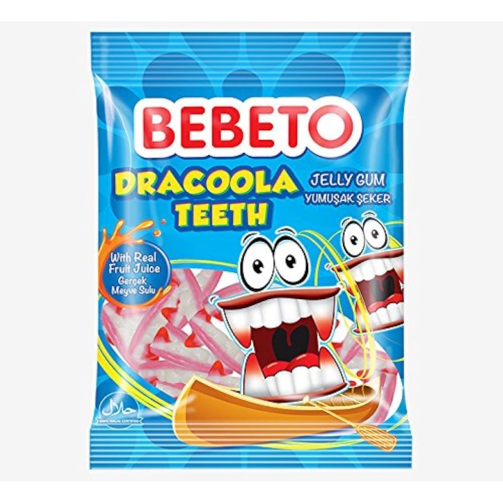 BEBETO ΖΑΧΑΡΩΤΑ 80GR DRACOOLA TEETH