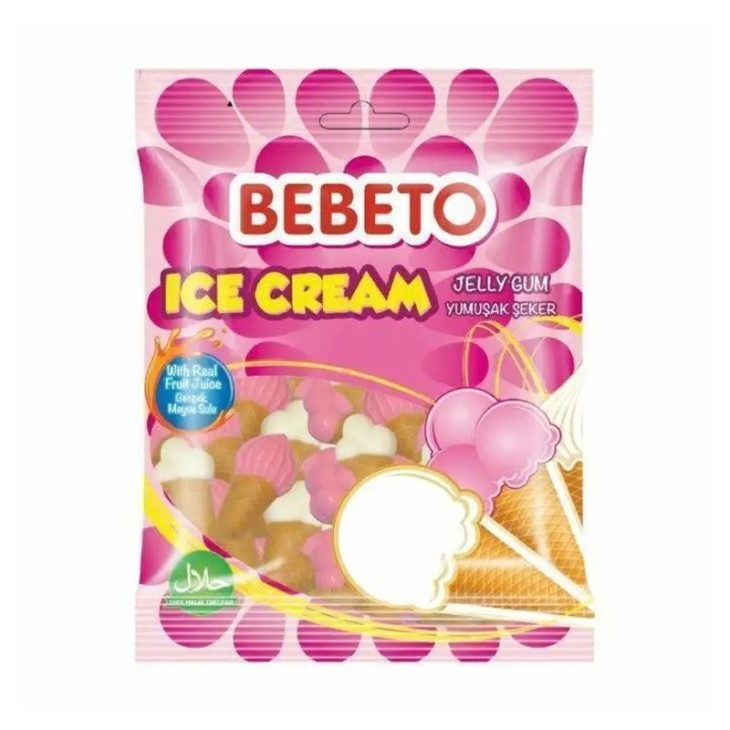 BEBETO ΖΑΧΑΡΩΤΑ 80GR ICE CREAM