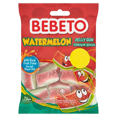 BEBETO ΖΑΧΑΡΩΤΑ 80GR WATERMELON