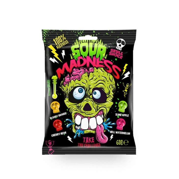 SOUR MADNESS ZAXΑΡΩΤΑ 60GR SKULL SHOCK