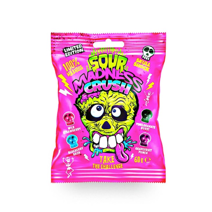 SOUR MADNESS ZAXΑΡΩΤΑ 60GR SKULL SHOCK CRUSH