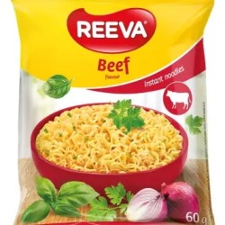 REEVA INSTANT NOODLES 60GR BEEF FLAVOUR