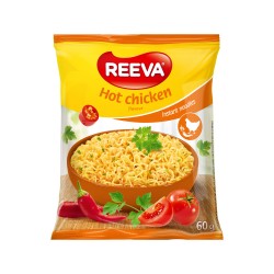 REEVA INSTANT NOODLES 60GR HOT CHICKEN FLAVOUR
