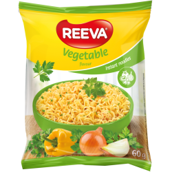REEVA INSTANT NOODLES 60GR VEGETABLE FLAVOUR