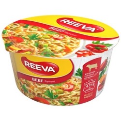 REEVA INSTANT NOODLES 75GR BEEF FLAVOUR (ΣΕ ΜΠΩΛ ΣΕΡΒΙΡΙΣΜΑΤΟΣ)