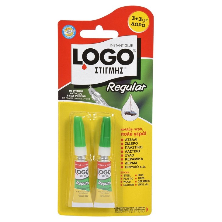 LOGO ΚΟΛΛΑ 1+1 REGULAR GREEN (3GR+3GR)