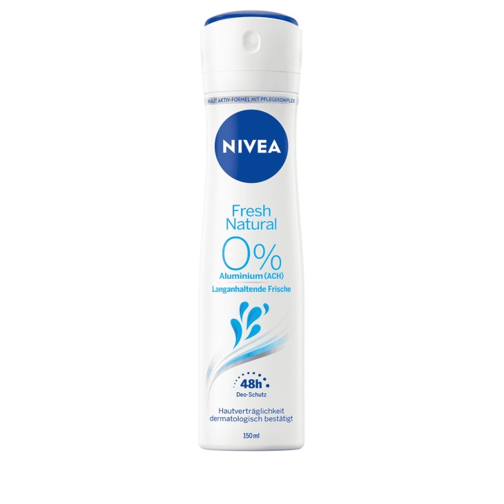 NIVEA BODY SPRAY WOMEN 150ml FRESH NATURAL 0% ALUMINIUM