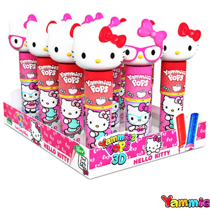 YAMMIES POPS 3D ΓΛΕΙΦΙΤΖΟΥΡΙ HELLO KITTY DISPLAY 12ΤΕΜ