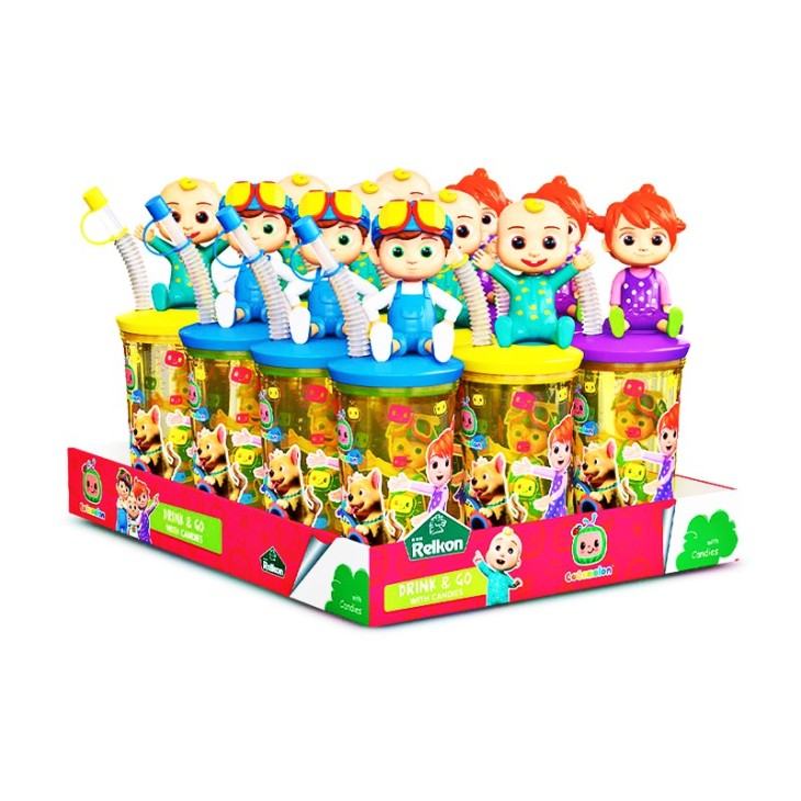 ΠΟΤΗΡΑΚΙ/ΠΑΓΟΥΡΙ ΜΕ ΚΑΡΑΜΕΛΑΚΙΑ COCOMELON DISPLAY 12ΤΕΜ