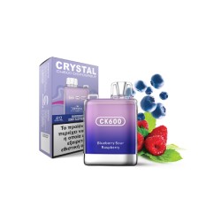 CRYSTAL ΗΛΕΚΤΡΟΝΙΚΟ ΤΣΙΓΑΡΟ 2ML (600 PUFFS) Nicotine 20mg/ml BLUEBERRY SOUR