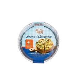 TANI HOME ΣΚΕΥΗ ΑΛΟΥΜΙΝΙΟΥ ΣΤΡΟΓΓΥΛΟ 23,5X4,7CM 6ΤΕΜ
