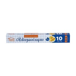 TANI HOME ΑΛΟΥΜΙΝΟΧΑΡΤΟ 10μετρο ΜΕ ΕΥΚΟΛΟ ΑΝΟΙΓΜΑ