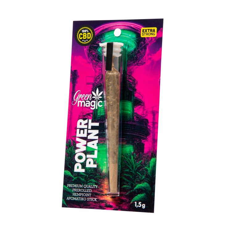 GREEN MAGIC ΠΡΟΙΟΝ ΚΑΝΑΒΗΣ ΕΤΟΙΜΟ ΤΣΙΓΑΡΟ 1,5G POWER PLANT (100% THC)