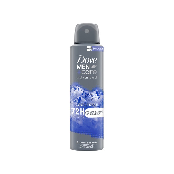 DOVE BODY SPRAY 150ml MEN CARE ADVANCED COOL FRESH DOVE BODY SPRAY 150ml MEN CARE ADVANCED COOL FRESH
