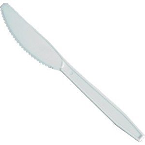 TNS ΠΛΑΣΤΙΚΑ ΜΑΧΑΙΡΙΑ ΜΕΓΑΛΑ ΛΕΥΚΑ 8τεμ