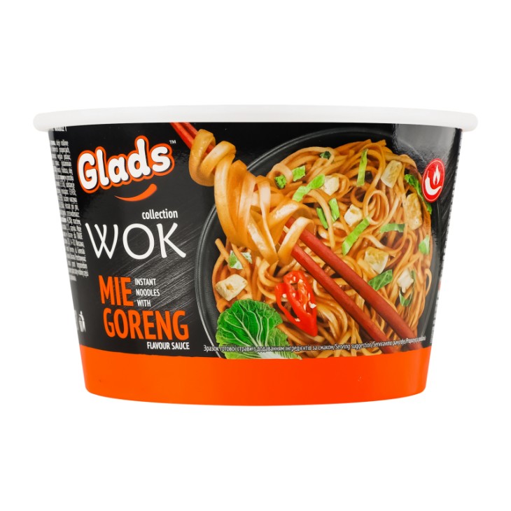GLADS INSTANT NOODLES PREMIUM 95GR SPICY WOK MIE GORENG (ΣΕ ΜΠΩΛ ΣΕΡΒΙΡΙΣΜΑ