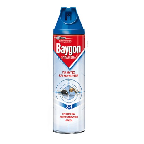 BAYGON SPRAY 300ml ΜΥΓΕΣ&ΣΦΗΚΕΣ&ΚΟΥΝΟΥΠΙΑ