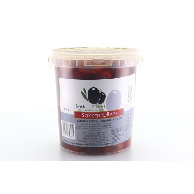 ΑΓΡΩΝ ΠΟΙΗΜΑΤΑ 600GR ΚΟΥΒΑΔΑΚΙ ΚΑΛΑΜΩΝ SAKKAS OLIVES