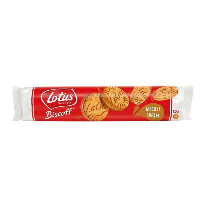 LOTUS BISCOFF ΓΕΜΙΣΤΑ ΜΠΙΣΚΟΤΑ 150GR ΜΕ ΓΕΜΙΣΗ ΚΡΕΜΑ LOTUS