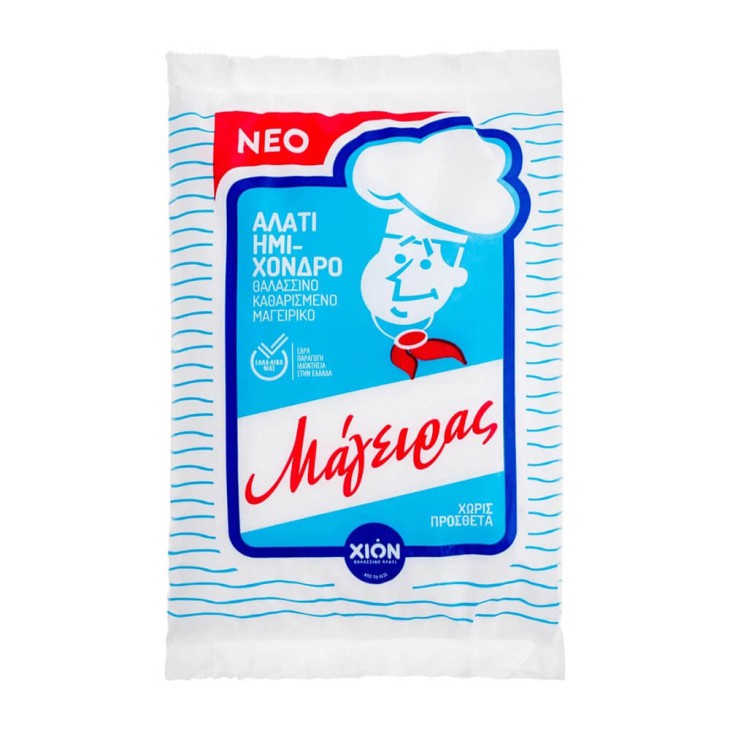 ΧΙΩΝ ΑΛΑΤΙ ΗΜΙ-ΧΟΝΔΡΙ 1KG ΜΑΓΕΙΡΑΣ