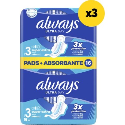 ALWAYS ΣΕΡΒΙΕΤΑ DUO ULTRA DAY SUPER EXTRA 16pcs