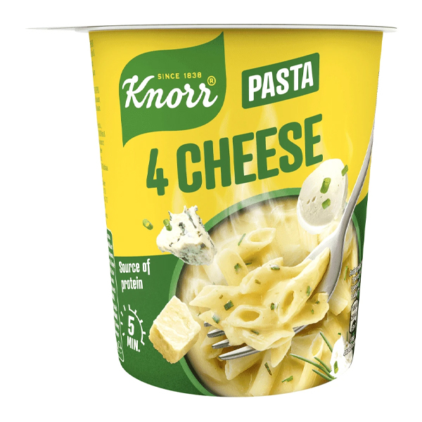 KNORR SNACK POT (ΓΡΗΓΟΡΟ ΓΕΥΜΑ) 66GR 4 CHEESE
