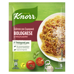 KNORR ΕΤΟΙΜΗ ΣΑΛΤΣΑ ΣΕ ΦΑΚΕΛΟ 60GR BOLOGNESE