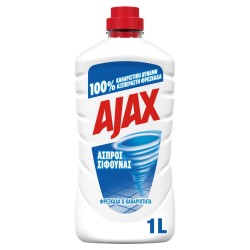 AJAX ΥΓΡΟ ΚΑΘΑΡΙΣΤΙΚΟ 1lt ΑΣΠΡΟΣ ΣΙΦΟΥΝΑΣ (ΑΣΠΡΟ) AJAX ΥΓΡΟ ΚΑΘΑΡΙΣΤΙΚΟ 1lt ΑΣΠΡΟΣ ΣΙΦΟΥΝΑΣ (ΑΣΠΡΟ)