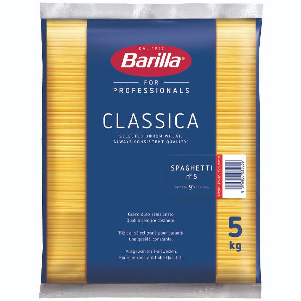 BARILLA SPAGHETTI n.5 FOR PROFESSIONALS 5kg