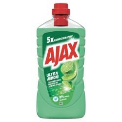 AJAX ΥΓΡΟ ΚΑΘΑΡΙΣΤΙΚΟ 1lt ULTRA LEMON (ΠΡΑΣΙΝΟ)