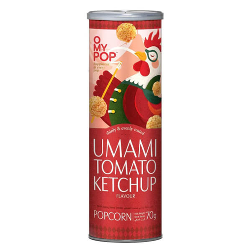 OMYPOP ΠΟΠ ΚΟΡΝ UMAMI TOMATO KETCHUP 70gr