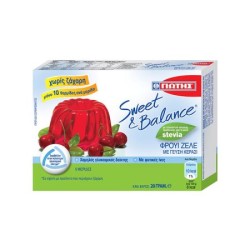 ΓΙΩΤΗΣ SWEET & BALANCE ΦΡΟΥΙ ΖΕΛΕ ΚΕΡΑΣΙ STEVIA 20gr