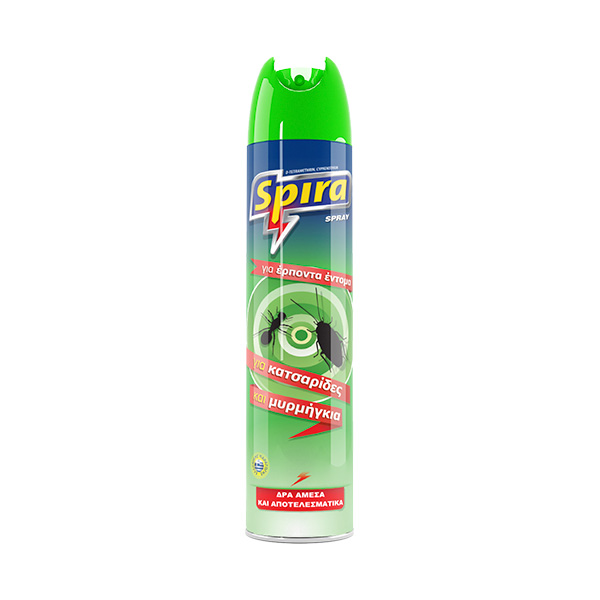 SPIRA SPRAY ΓΙΑ ΚΑΤΣΑΡΙΔΕΣ ΚΑΙ ΜΥΡΜΗΓΚΙΑ 300ML