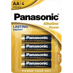PANASONIC ΑΛΚΑΛΙΚΗ ΜΠΑΤΑΡΙΑ AA 1.5V ΤΕΜ. 4