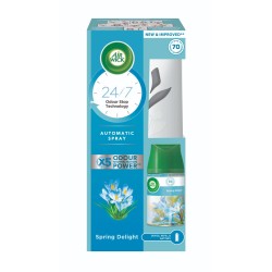 AIR WICK 250ml ΣΥΣΚΕΥΗ ΑΣΠΡΗ + SPRING DELIGHT